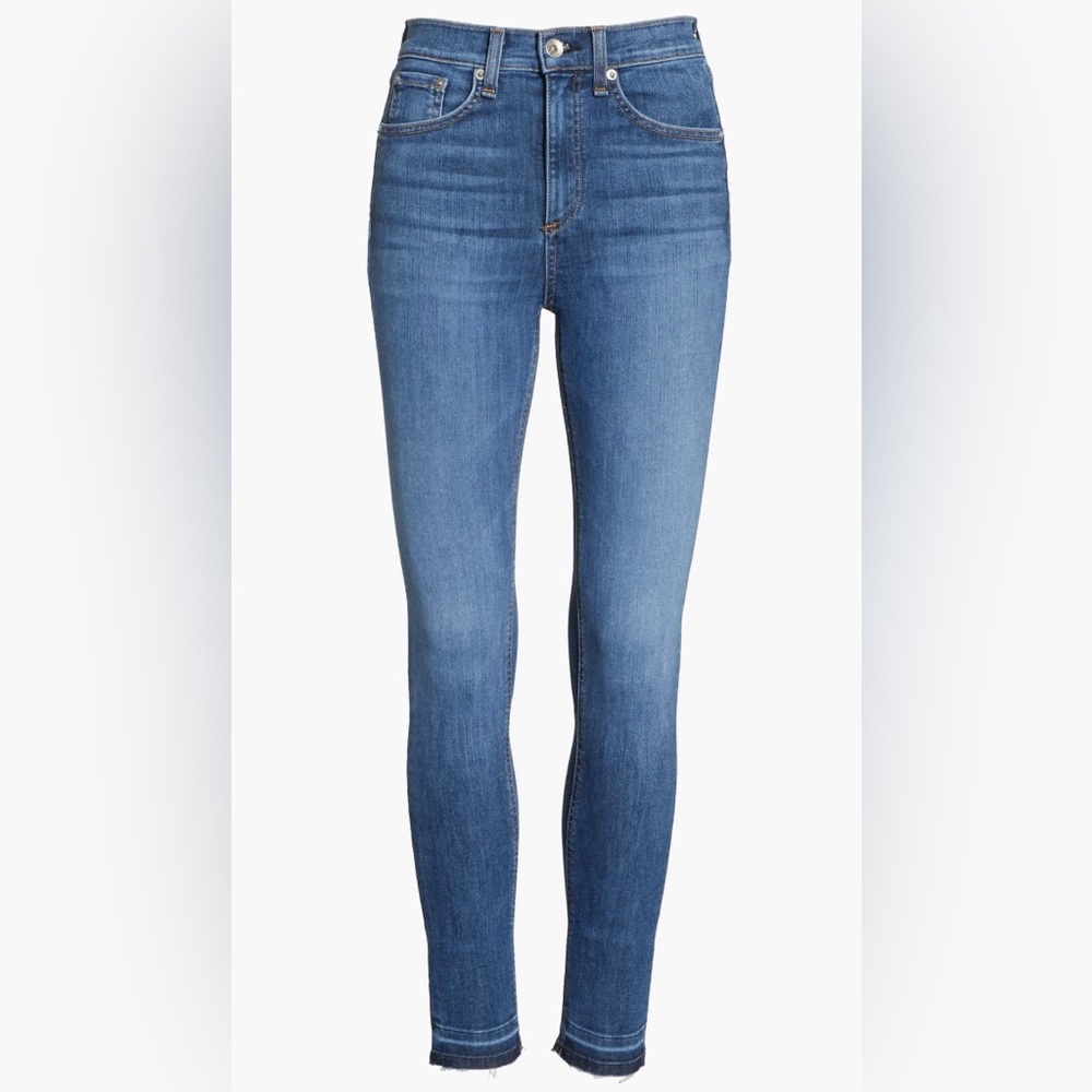 Rag & Bone High Rise Ankle Skinny Raw Hem | Size: 26 Color: Clean Lily Dale